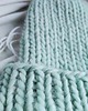 czapki damskie Wełniana czapka na drutach WOOLLY miętowa 3
