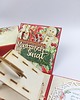 kartki scrapbooking Exploding Box na święta Bożego Narodzenia 4