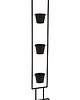 kwietniki Kwietnik pionowy 130cm metal czarny 3 doniczki 2