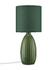 lampy stołowe Ceramiczna lampa stołowa Uno w zielonym odcieniu 1