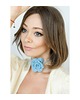chokery Niebieski choker 3