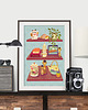 plakaty Japońska półka - plakat fine art giclee 5