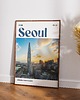 plakaty Minimalistyczny plakat Seul Korea Południowa 1