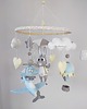 karuzele i girlandy do łóżeczka Karuzela handmade dla dzieci , spadochron, balony i chmurki do pokoju 2
