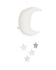 karuzele i girlandy do łóżeczka SZARY mobil księżyc, mobil dla dziecka 7