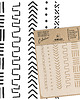 tapety i naklejki ścienne Szablon malarski wielokrotny MUDCLOTH ELEMENTS #2 1