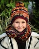 czapki dziecięce Czapka zimowa dla dziecka HAPPY "Ciemna Jesień" 4