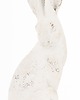 ozdoby wielkanocne Dekoracja - siedzący słupka królik 32,5x11,5x10 cm TALA - IV biały 4
