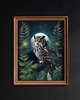 grafiki i ilustracje PLAKAT dekoracja leśna dark academia  sowa noc 1