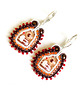 kolczyki soutache Sutaszowe dziecięce kolczyki CAPIBARA 2
