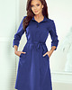 sukienki midi damskie 286-2 SANDY Koszulowa sukienka - jeans chaber 2