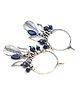 kolczyki z kamieniami Kolczyki Boho /sapphire/ vol. 2 5
