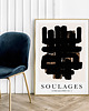 plakaty Plakat Soulages Lithographie 1