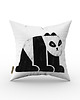 poduszki z grafiką Poduszka dekoracyjna - Minimalistyczna panda 4