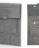 etui na laptopa IPAD AIR 2 / AIR charcoal case // skóra filc 2
