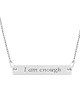 srebrne naszyjniki Srebrny naszyjnik I am enough 2