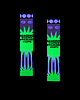 skarpetki damskie Zestaw skarpet fluorescencyjnych w pudełku - VHS UNITY & FREEDOM 6