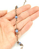 bransoletki wire wrapping Miedziana bransoletka z angelitem 1