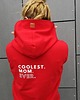 bluza z kapturem damska Bluza z kapturem COOLEST MOM EVER red 3