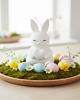 ozdoby wielkanocne Figurka Ozdoba Dekoracja Stołu na Wielkanoc 3D do Koszyka Stojąca Zajączek 2