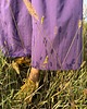 komplety damskie Żakardowy komplet Purple - kimono i kuloty 6