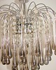 lampy wiszące Oryginalny żyrandol Paolo Venini Murano, Włochy, lata 70. 8