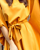 sukienki mini damskie 287-1 SOFIA Sukienka motyl - MIODOWA 4
