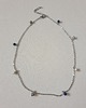 chokery Naszyjnik choker ROOTS łańcuszek lapis lazuli, jaspis dalmatyński, howlit 1