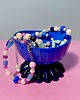 chokery Naszyjnik purple and blue 7