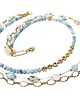 korale Triple - Morganit, akwamaryny /naszyjnik/  - Szlachetna kolekcja 4