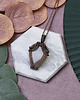 wisiory Miedziany wisiorek wire wrapping z agatem Montana #413 2
