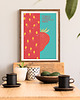 plakaty Truskawka - plakat fine art, giclee 1