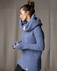 swetry damskie  Sweter Boucle Niebieski 2