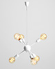 lampy wiszące Designerska nowoczesna lampa wisząca kula VANWERK BALL - biała 3