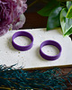 biżuteria różna Tunele do uszu 10-100mm / fioletowe / plugi, tunele siodłowe 3