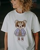 t-shirt damskie T-shirt oversize Nell Teddy dla mamy cream 2