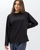 bluzki z długim rękawem damskie Longsleeve ,, LILY"  czarny 1