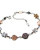 bransoletki srebrne Colours mix vol. 8 /hematite rose gold/ - bransoletka 1
