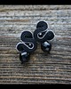 kolczyki soutache Małe , czarne, eleganckie kolczyki sutasz 4