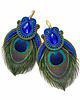kolczyki soutache Peacock Eye-kolczyki soutache 1