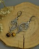 kolczyki wire wrapping Kolczyki z tygrysim okiem wire wrapping tygrysie oko 2