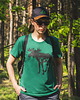 t-shirt damskie Koszulka damska ŁOŚ zielona 4