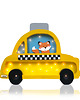 lampy do pokoju dziecka Lampka Drewniana Samochód TAXI 2