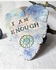 magnesy I am enough - duży ceramiczny magnes serce z afirmacją 2