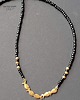 chokery Boho minimalistycznie choker ze złotymi rybkami Urok prostoty Prezent 3