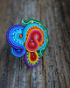 pierścionki - różne Bajkowy pierścionek soutache 4