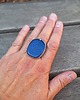 pierścionki - różne Lapis lazuli - pierścionek regulowany 1