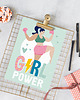plakaty Girl Power - plakat mięta 4