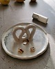 pojemniki na biżuterię Patera Ceramiczna Biało niebieska Handmade 2