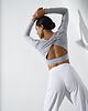 spodnie materiałowe damskie Spodnie do jogi MOONY Comfy Sweatpants - pure white xs/s 4